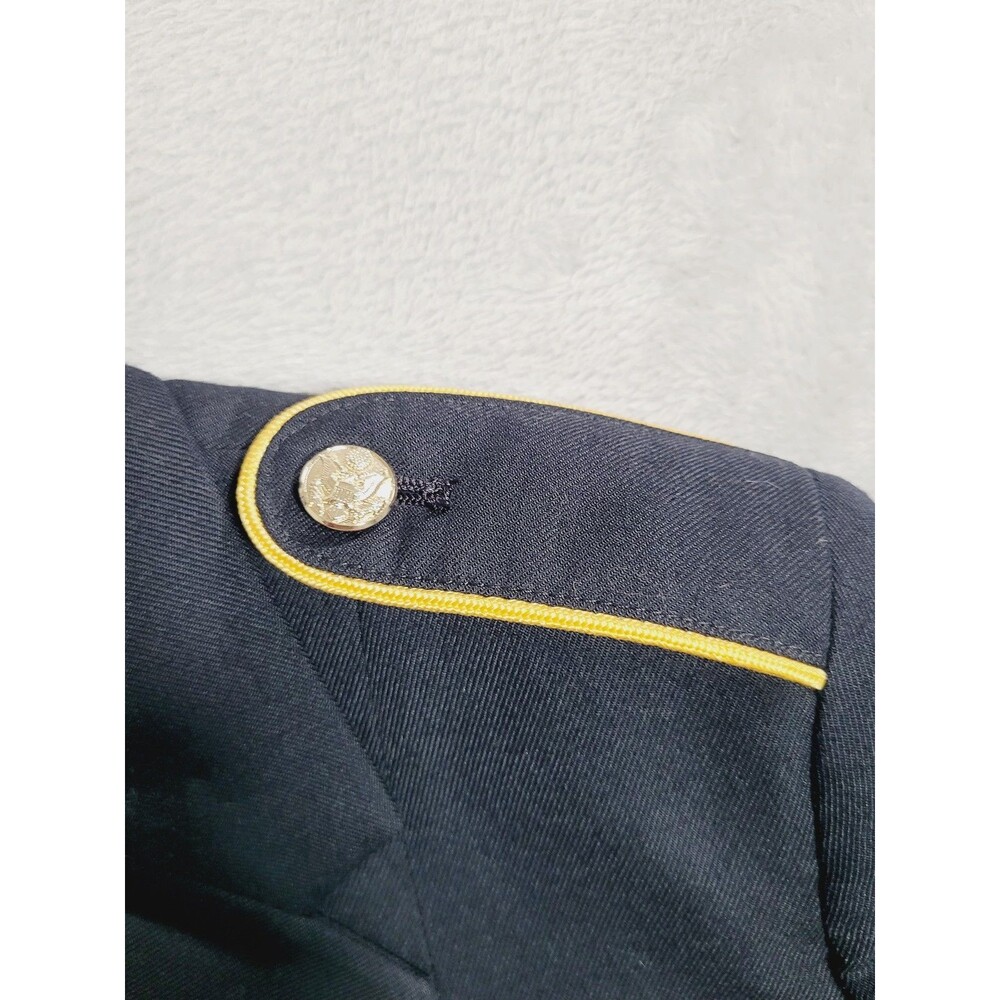 Bremen Bowdon Suit Jacket Womens 10 Tall Blue Army Dress Uniform Coat ASU - Picture 8 of 16